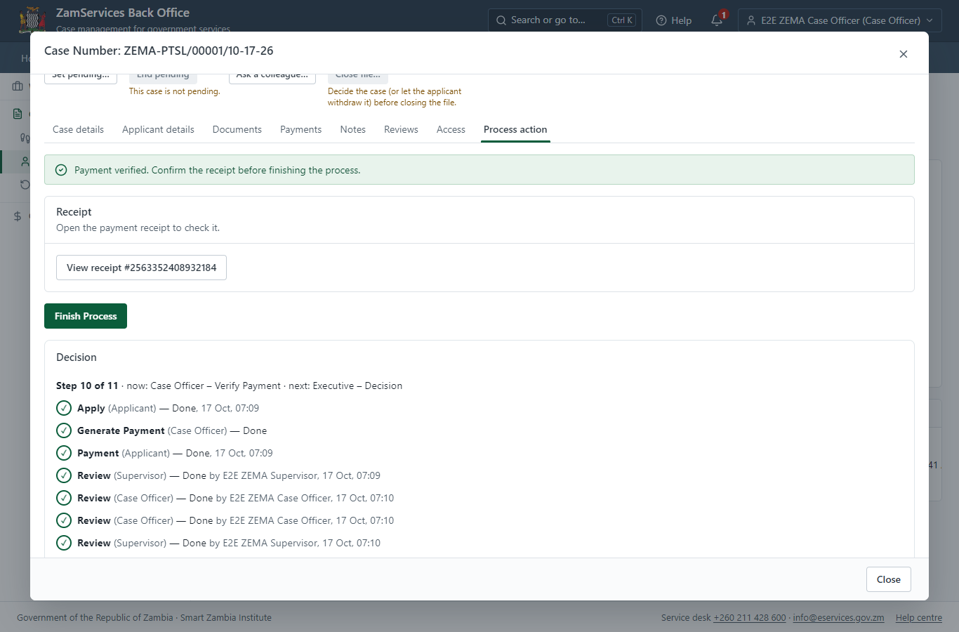 Verify Payment Completion (desktop)