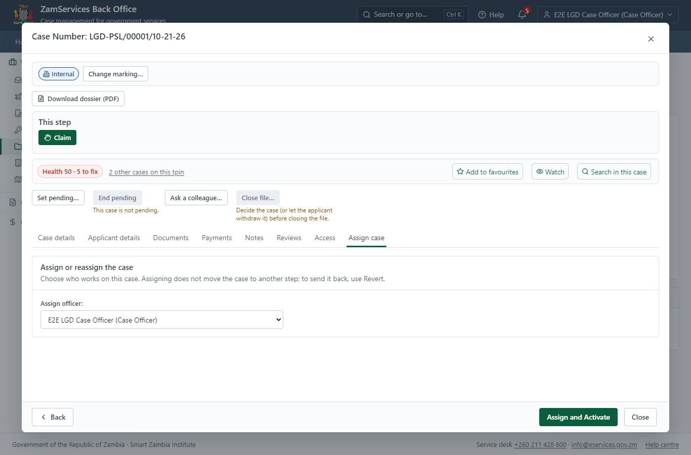 Take the new application on (desktop)