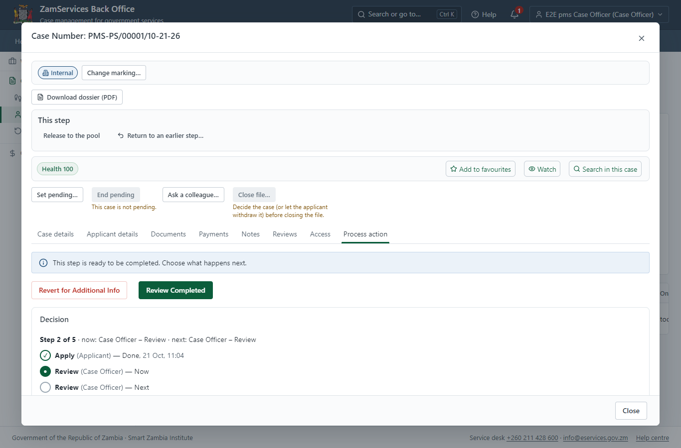 Receive, Inspect, Report Findings (desktop)