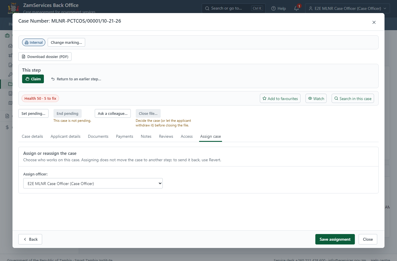 Take the new application on (desktop)