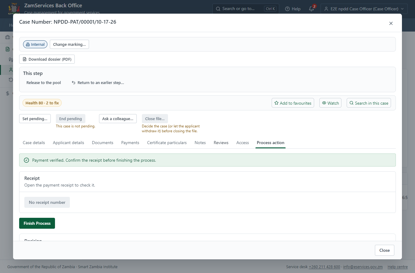 Verify Payment & Make Decision (desktop)