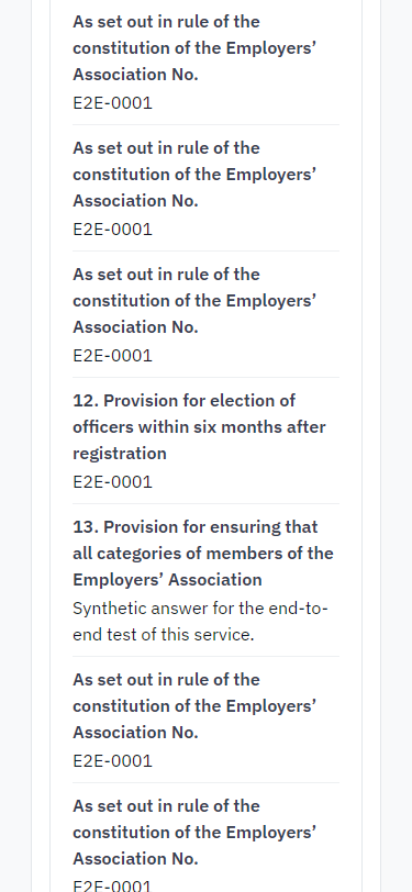 Check the answers and confirm the declaration (375 px phone)