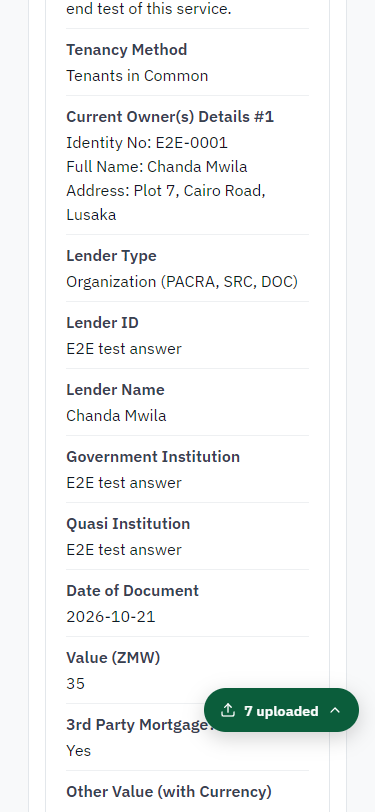 Check the answers and confirm the declaration (375 px phone)