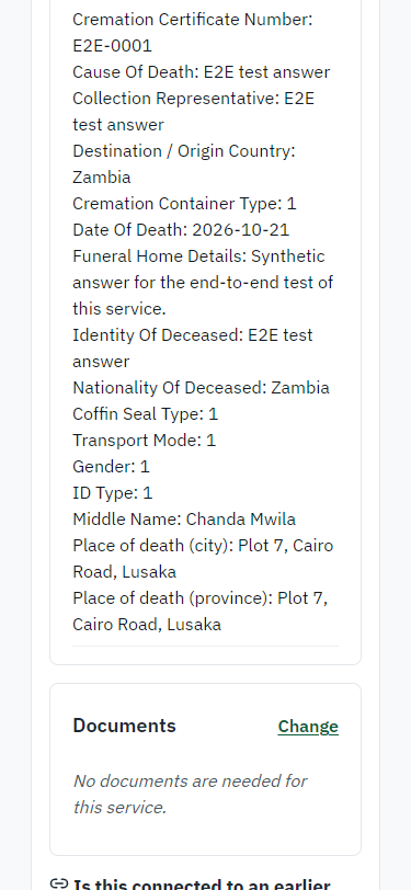 Check the answers and confirm the declaration (375 px phone)