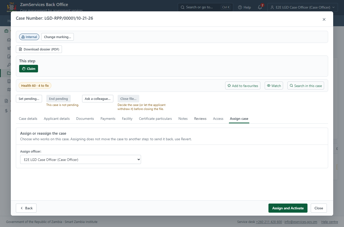 Take the new application on (desktop)