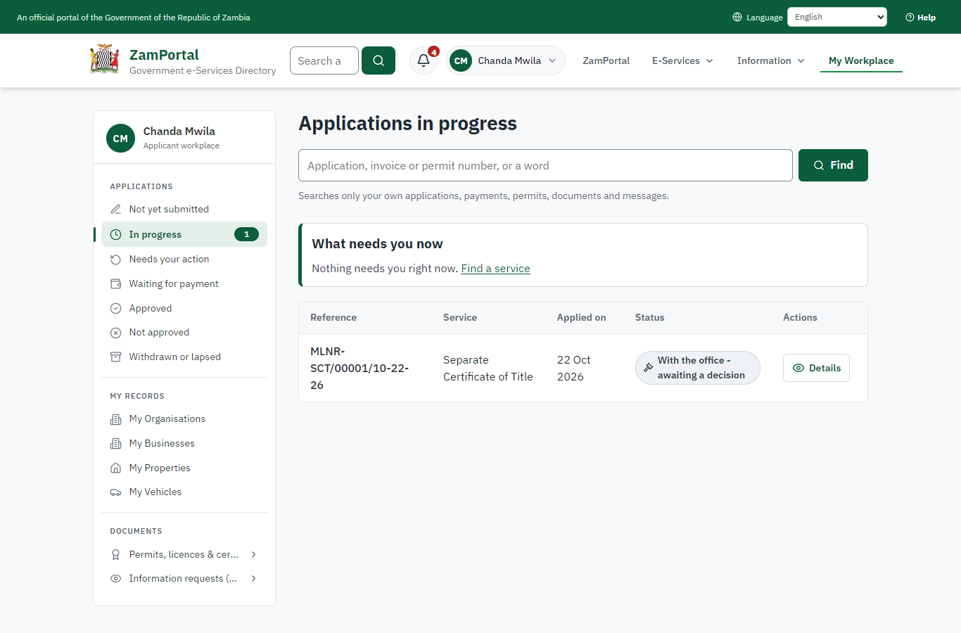 The fee paid (desktop)