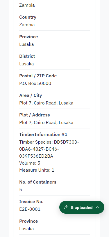 Check the answers and confirm the declaration (375 px phone)