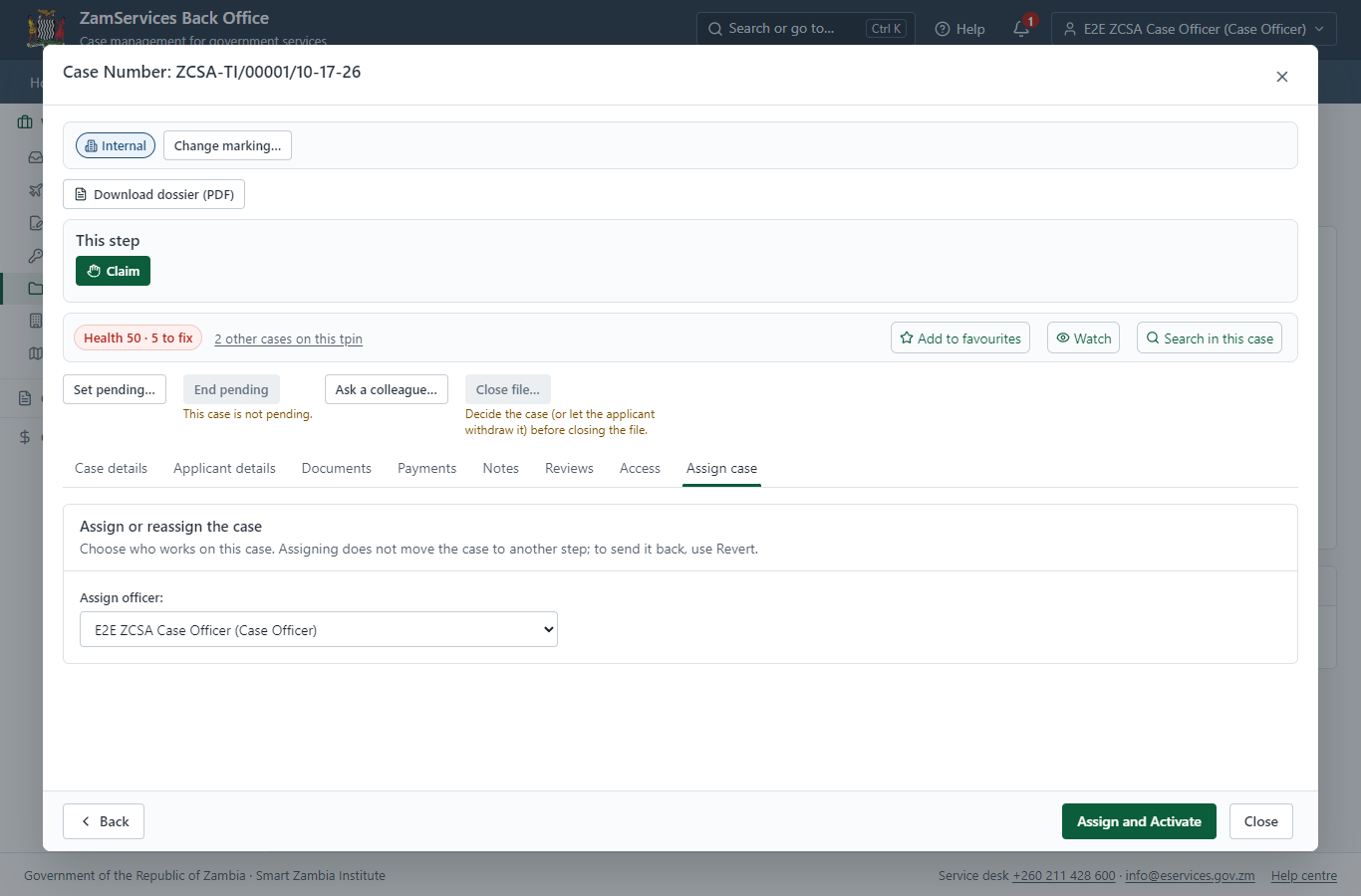 Take the new application on (desktop)