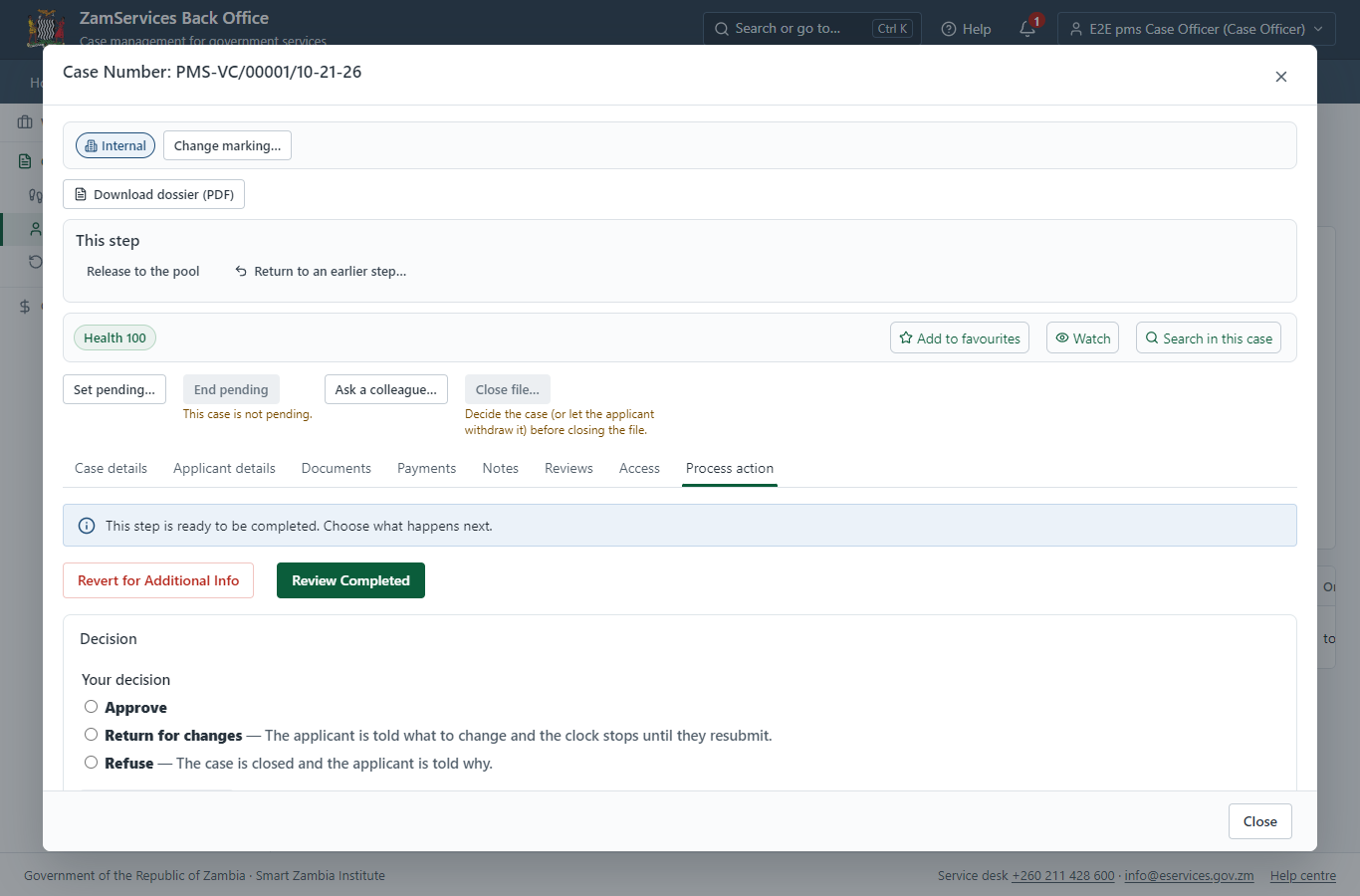 Receive, Inspect, Report Findings (desktop)
