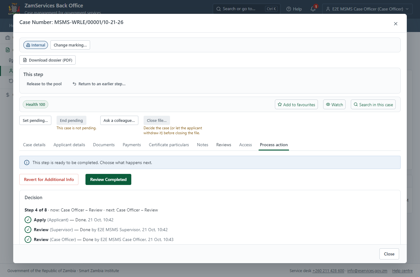 Draft Payment (desktop)