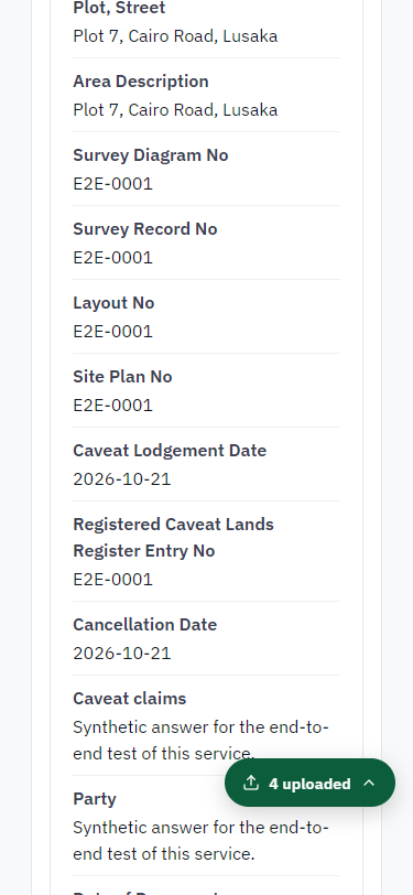 Check the answers and confirm the declaration (375 px phone)