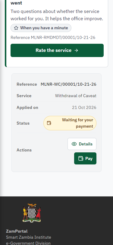 See that the fee is due (375 px phone)
